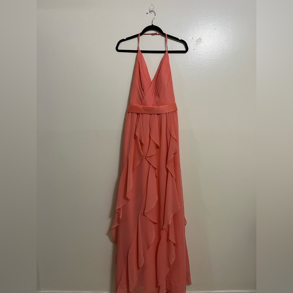 VeraWang Coral Reef Halter Dress